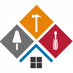 One Team Construction Logo, Square