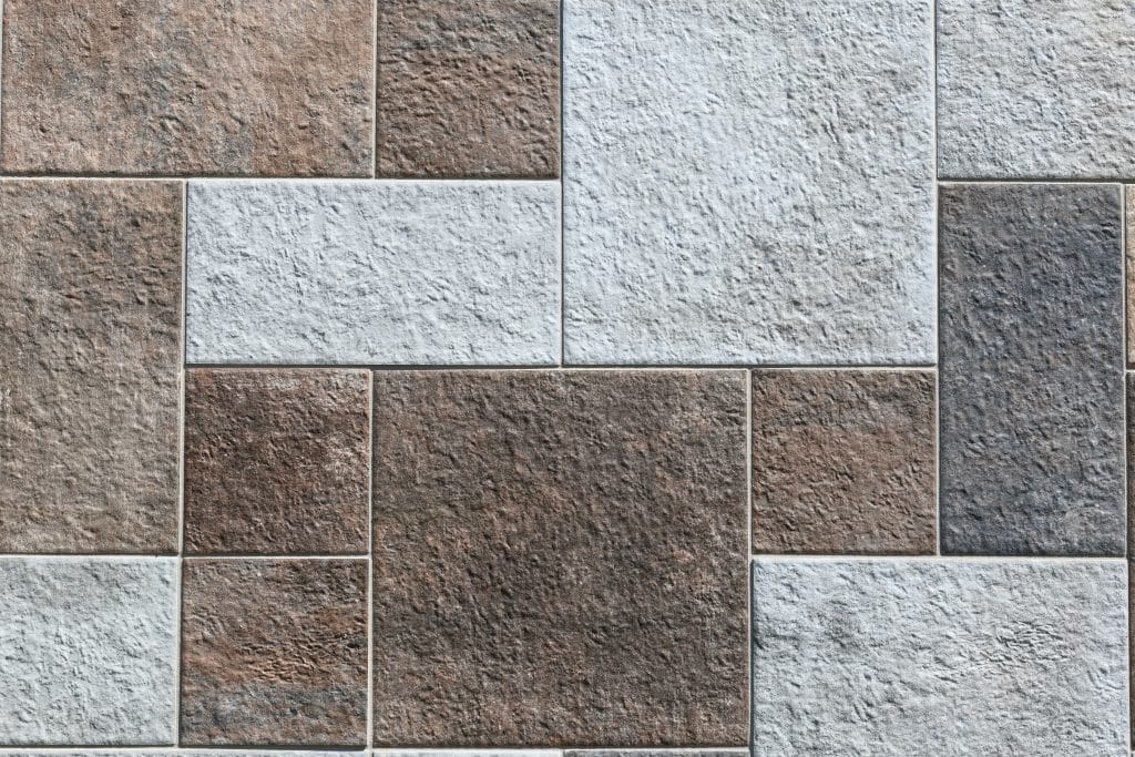 Tiling landing page banner image featuring an example of taupe coloured tiling