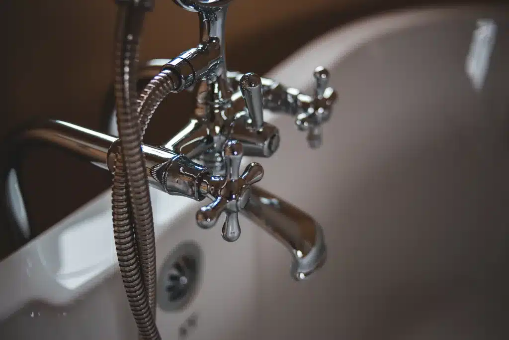 Plumbers & Gasworks landing page image featuring a sink